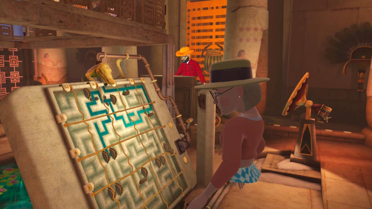 Действие игры начинается на территории египетских археологических раскопок, где нужно собрать несколько подсказок и разобраться в сложных головоломках.